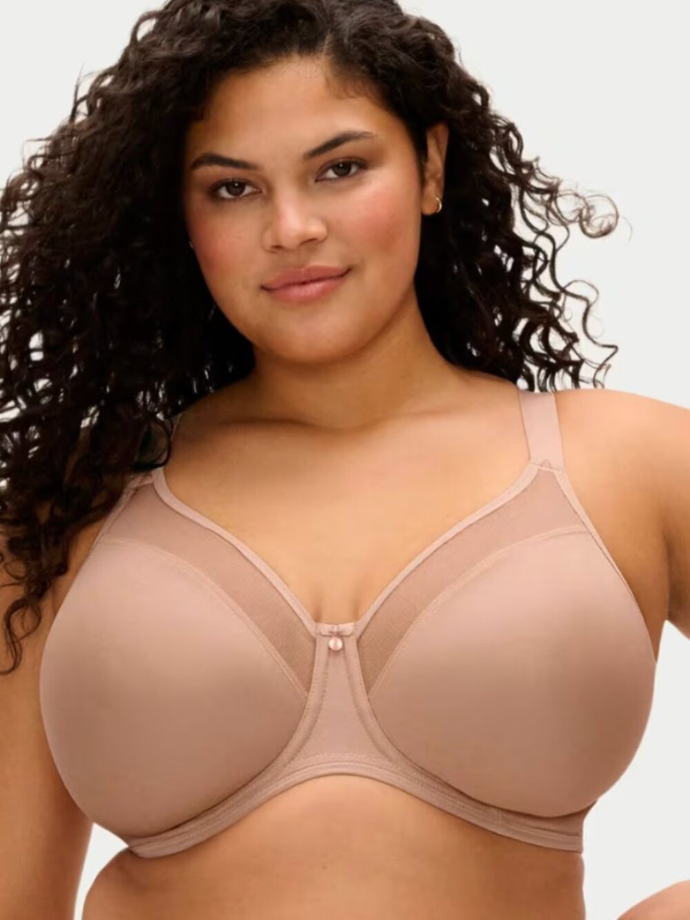 Elomi EL4301 Women’s Smooth Banded Bra Seamless Underwire Beige Size 34K